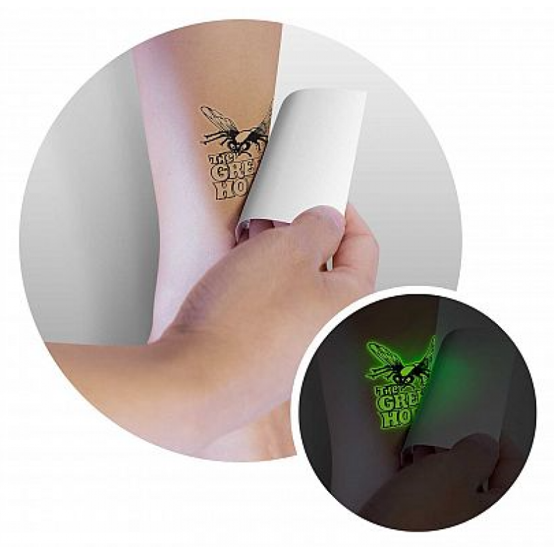 Glow in the dark temporary tattoos Fundraise Factory